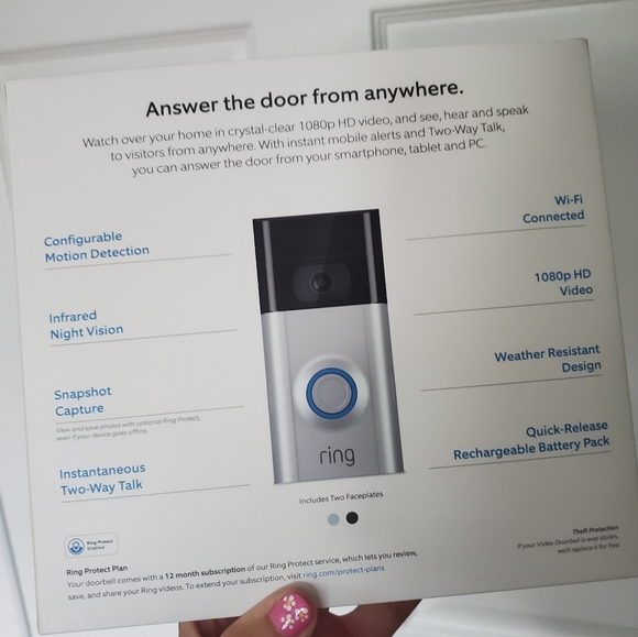 RING 2 Video Doorbell NEW in box (unsealed) - Picture 4 of 7